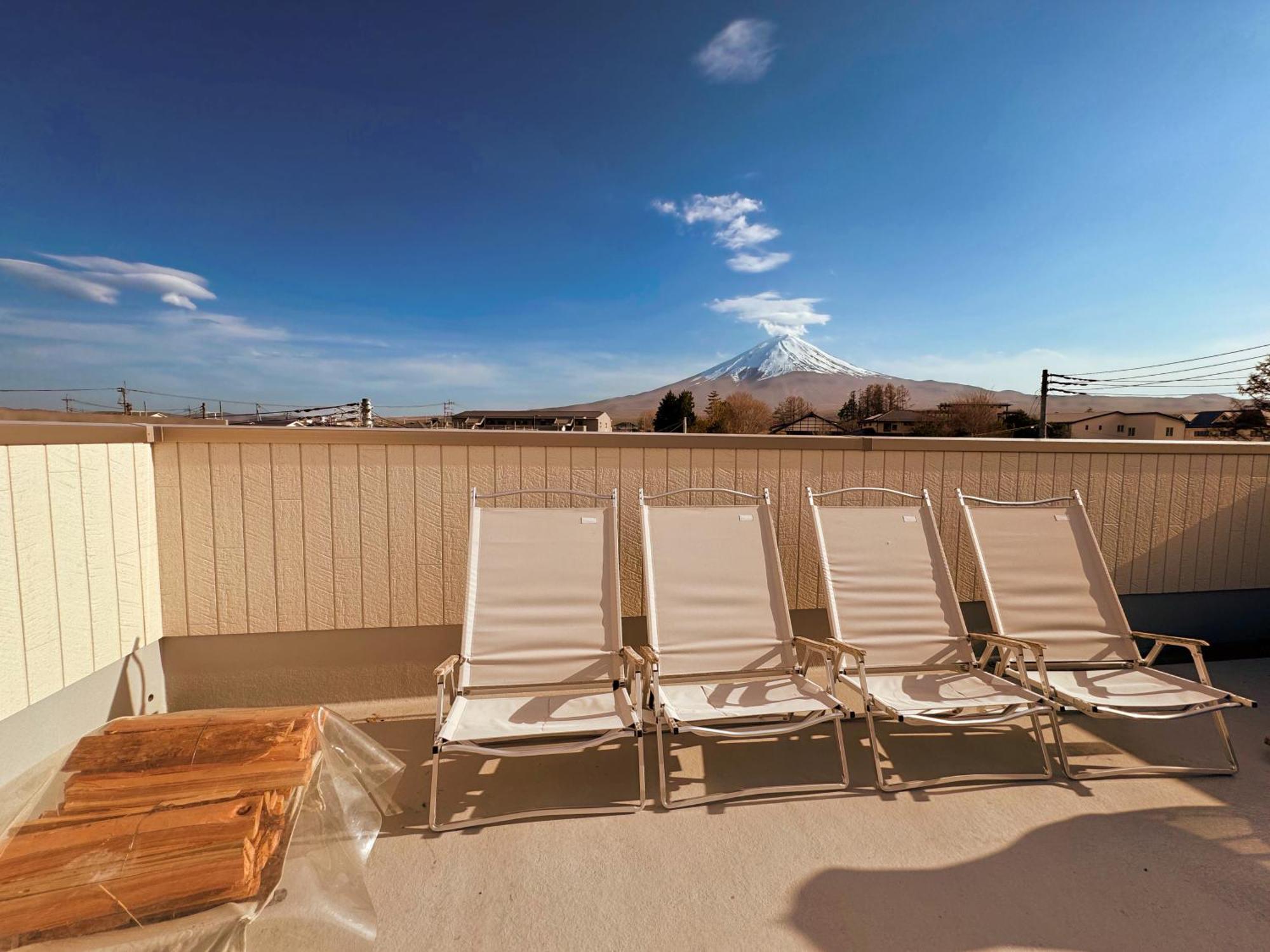 ヴィラ山間堂 Terrace Villa Bbq Bonfire Fuji View Annovillas Фудзикавагутико Экстерьер фото